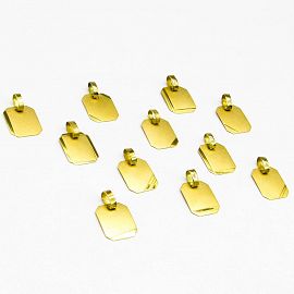 MEDALLA 10x12MM /O.AMARILLO